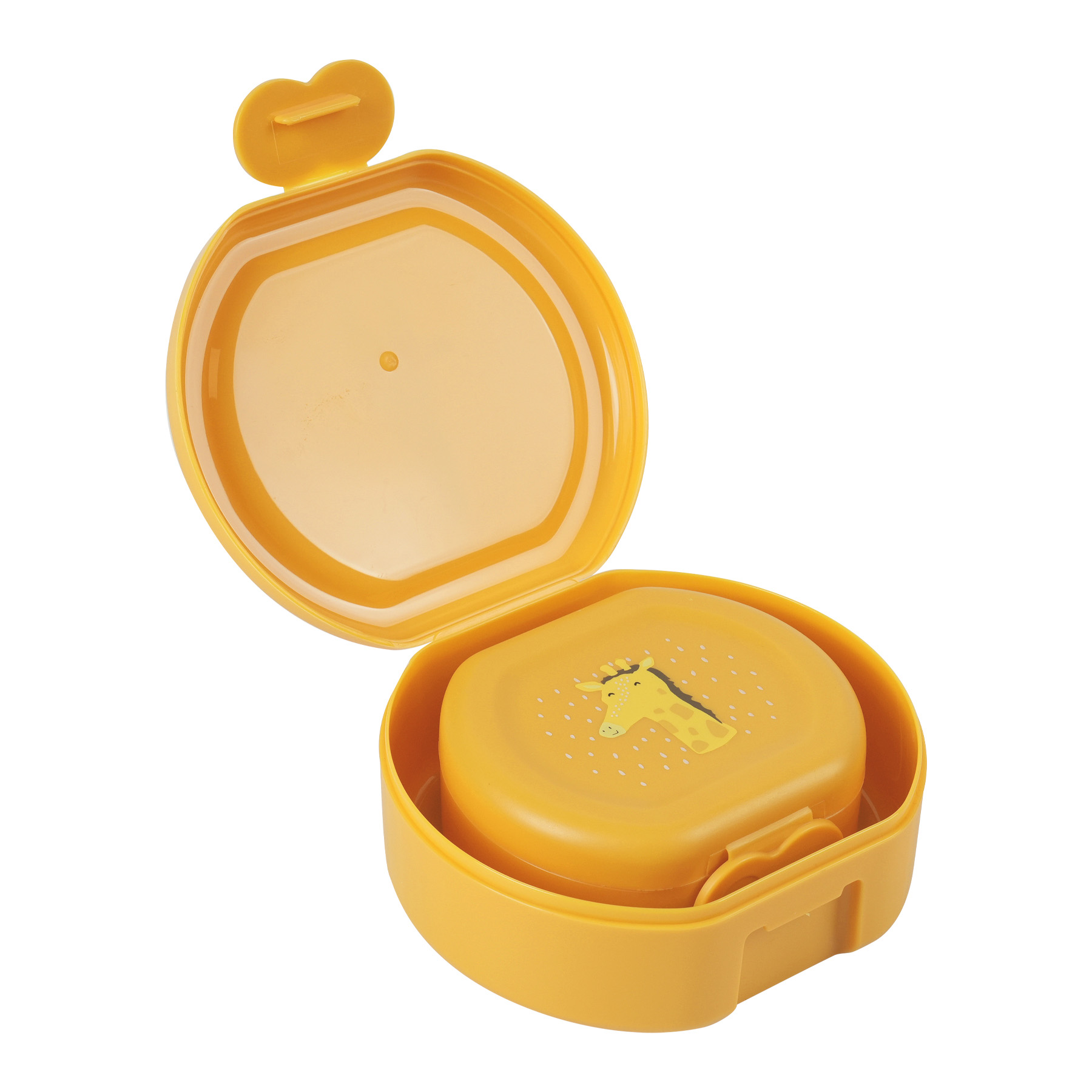 Snack box with clip - 2pcs - Mr. Giraffe